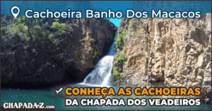 Cachoeira Banho Dos Macacos – CONHEÇA AS CACHOEIRAS DA CHAPADA DOS VEADEIROS.