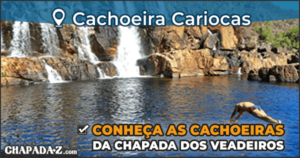 Cachoeira Cariocas – CONHEÇA AS CACHOEIRAS DA CHAPADA DOS VEADEIROS.